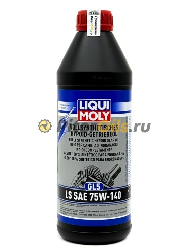 LIQUI MOLY Vollsynthetisches Hypoid-Getriebeoill 75w140 GL-5 LS (1л) 8038/4421