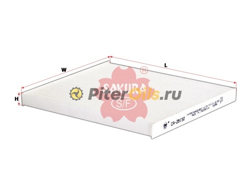 Sakura Фильтр салонный CA28150 (CU24004. K1423. SA 1281)