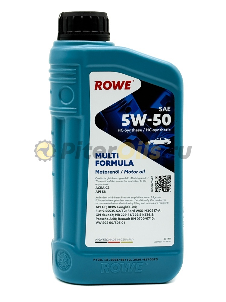 Rowe HIGHTEC MULTI FORMULA 5W-50 (1л) 20148001099