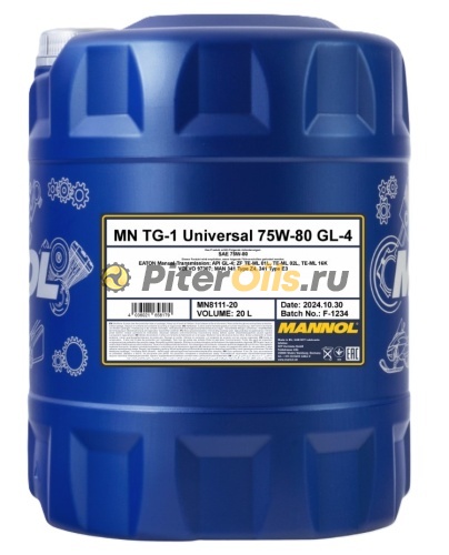 Mannol TG-1 Universal 75W-80 GL-4 20л  MN8111-20