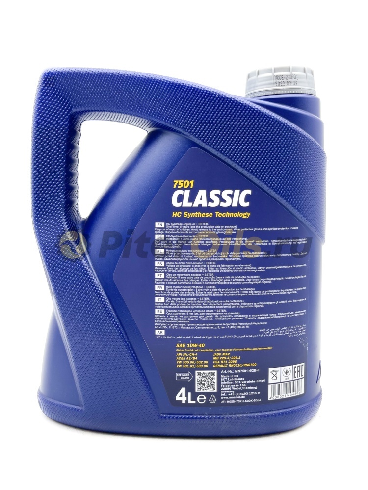 Mannol Classic 10w40 (4 л) 1101