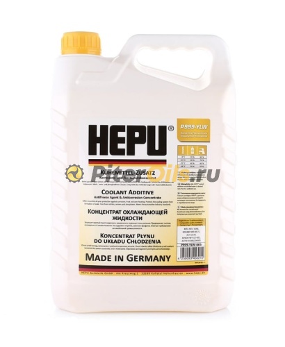 HEPU  Антифриз  Coolant G11 концентрат желтый 5 л P999YLW005