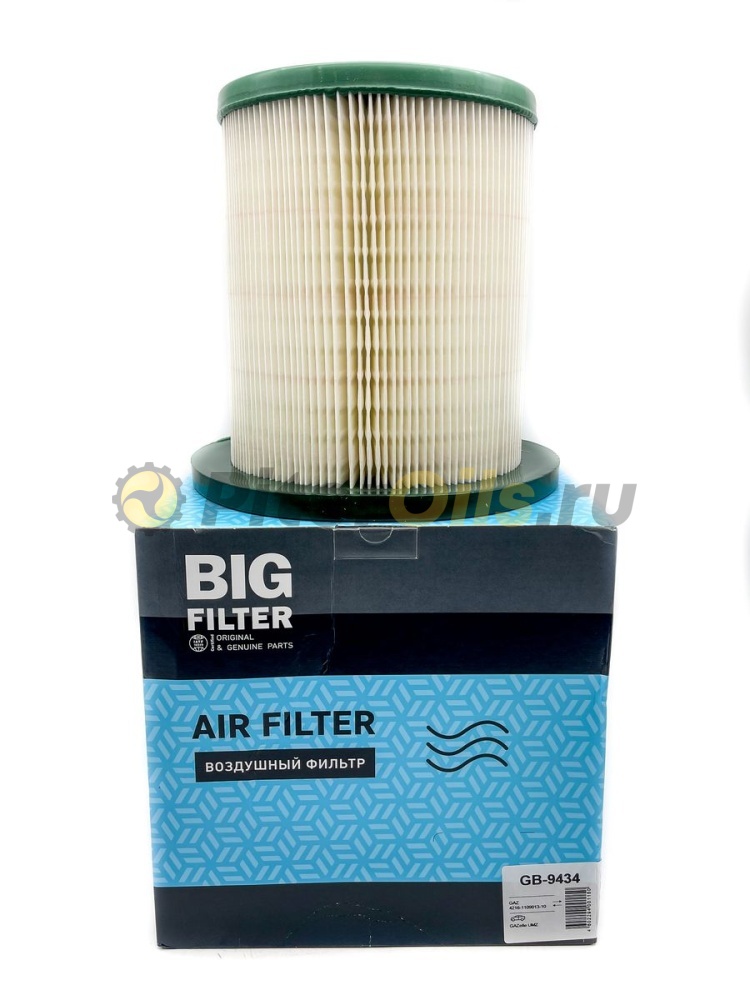 Фильтр воздушный BIG FILTER GB9434 GAZ Cummins ISF2.8 120лс, UMZ Evotech, UMZ 42164/42167