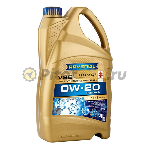 RAVENOL моторное масло VSE SAE 0W-20 (4л) 4014835862067