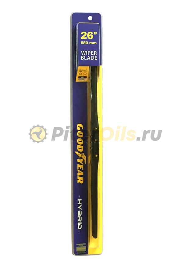 Goodyear HYBRID 26"/65 cm Гибридная щетка стеклоочистителя всесезонная всесезонная GY000526