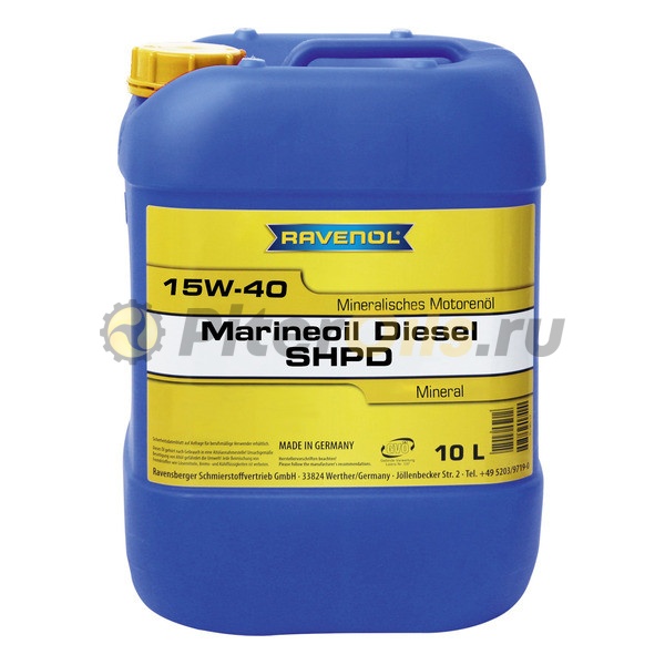 RAVENOL моторное масло Marineoil Diesel SHPD SAE 15W-40 (10л) 4014835730045