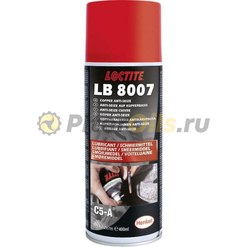 Смазка медная противозадирная LOCTITE 8007 (спрей 400мл)