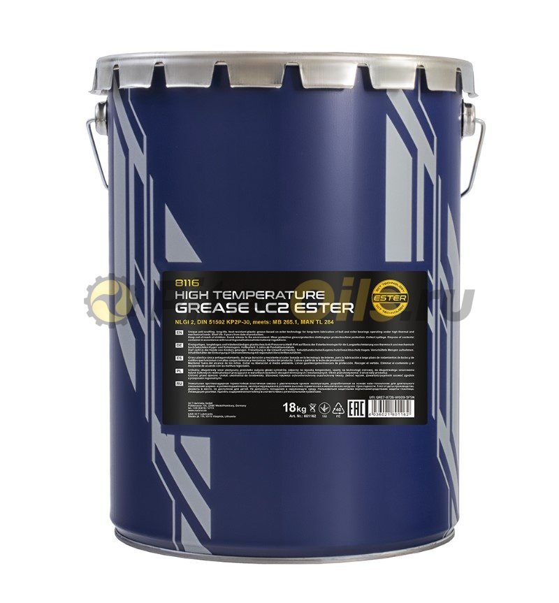 Mannol High Temperature Grease LC2 (18кг) (Термофлекс EP2-180/XHP 222) 8116/2151