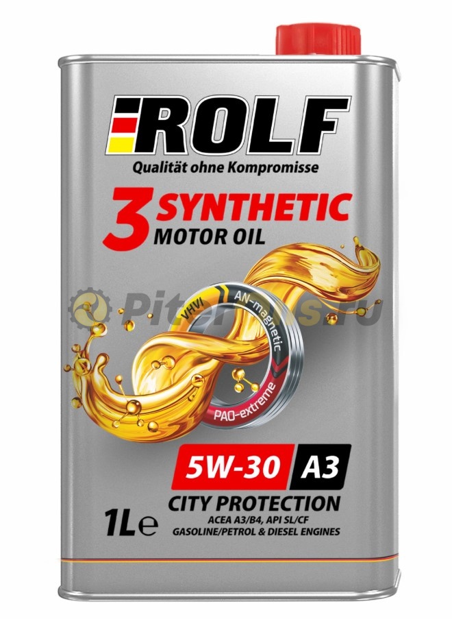 Rolf 3-SYNTHETIC ACEA A3/B4 5w30 (1л) металл 322550