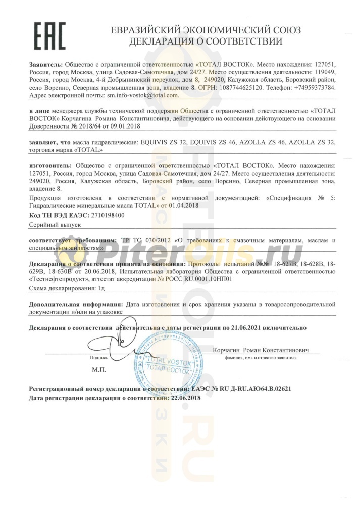 Total Azolla ZS 22 (20л)