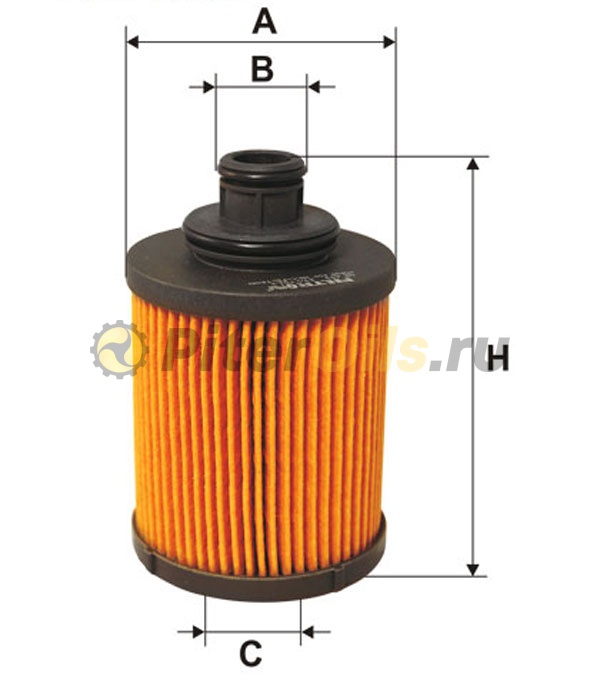 Фильтр масляный FILTRON OE682 (HU712/7X, SH 4797 P)
