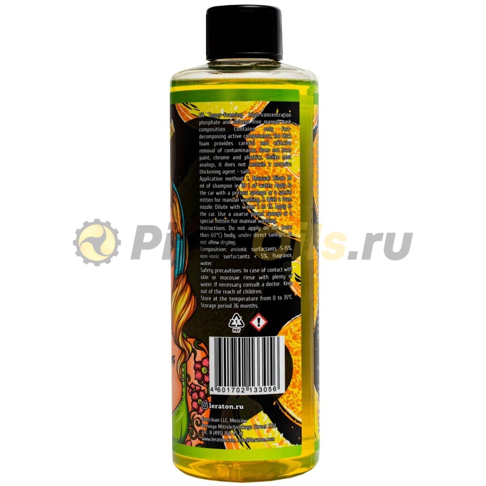 LERATON A3 Шампунь для ручной мойки Сладкие дыньки (473мл) PS-013.046
