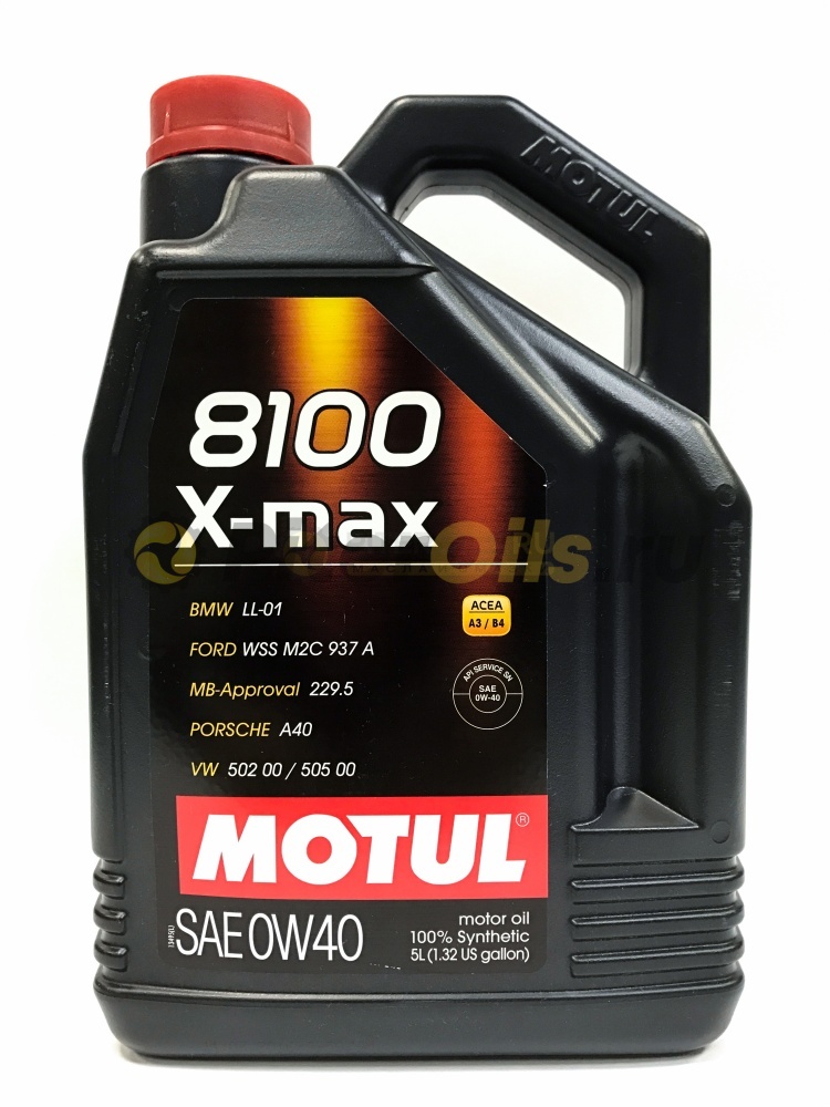 MOTUL 8100 X-Max 0W-40 5л 104533/113223
