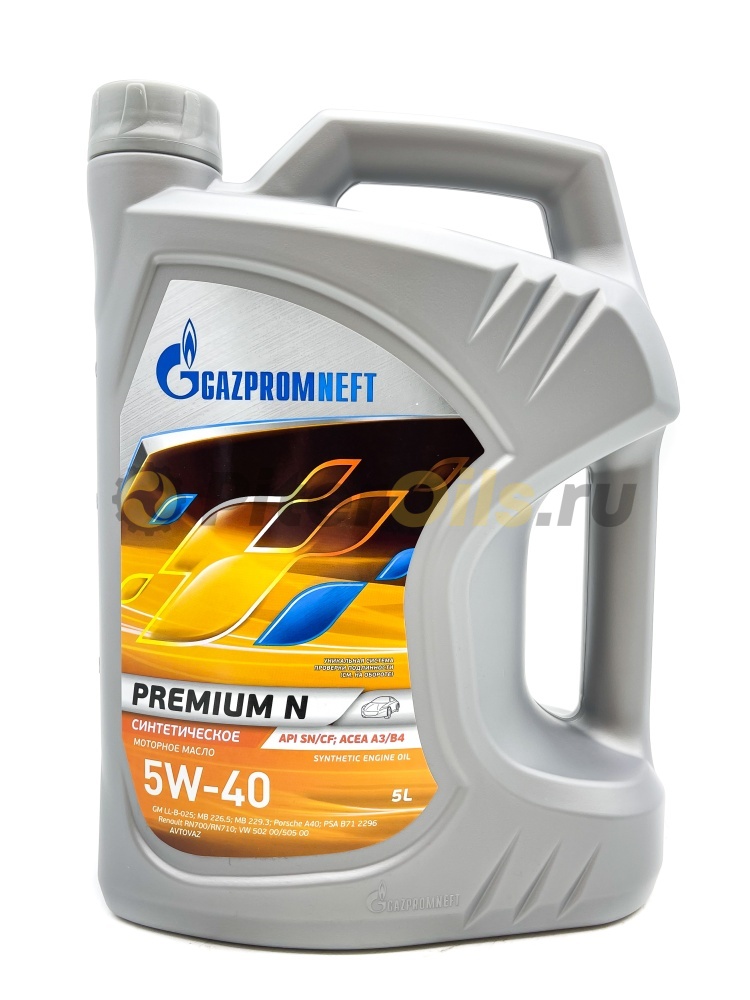 Газпромнефть Premium N 5W40 SN/CF 5л 2389907002