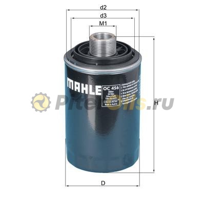 Фильтр масляный KNECHT OC456 (W719/45, SM5086)