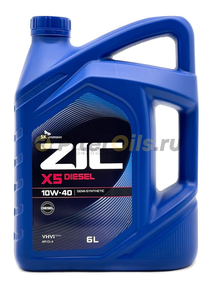 ZIC X5 Diesel 10w40 CI-4 (6л) 172660