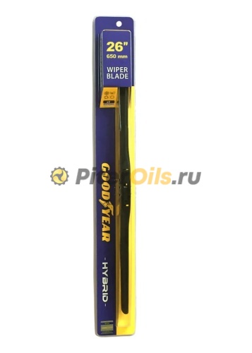 Goodyear HYBRID 26"/65 cm Гибридная щетка стеклоочистителя всесезонная всесезонная GY000526