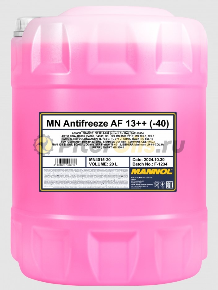 Mannol Antifreeze MN AF13++ -40 (20л) 401520