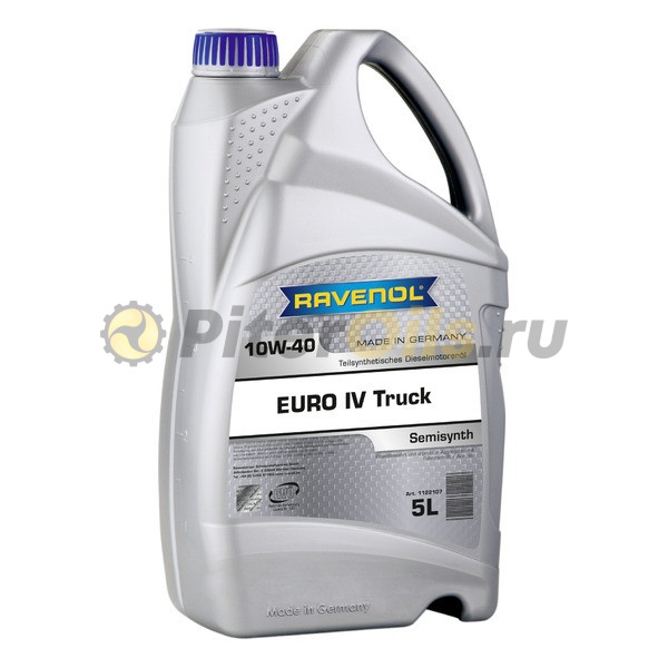 RAVENOL моторное масло Euro IV Truck SAE 10W-40 (5л) 4014835725959