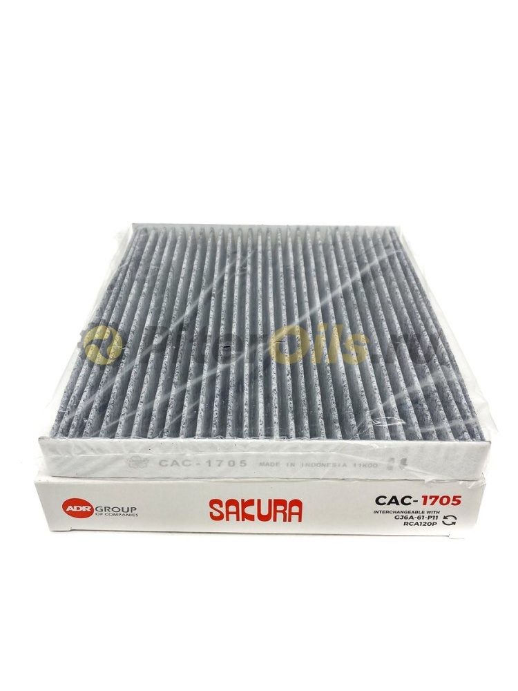Sakura Фильтр салонный угольный CAC1705 (CUK2043, FP2043, CU2043)