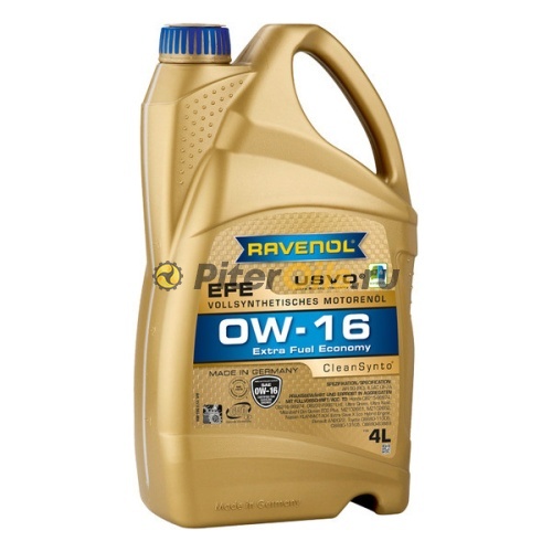 RAVENOL моторное масло EFE Extra Fuel Economy SAE 0W-16 (4л) 4014835802698