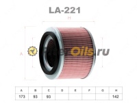 Фильтр воздушный LYNX LA221 (C18006, AM454/3, SB 3272)
