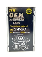 Mannol O.E.M for Korean cars 5w30 SN 4л синт. 4034/7713