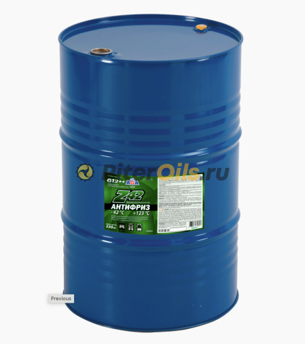 AGA-Z42 Антифриз -42С G12++ зеленый 220кг AGA065Z