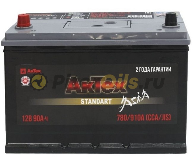 Аккумулятор АкТех ASIA 90 А/ч прямая L+ 306x173x223 EN780 А ATSTA903L