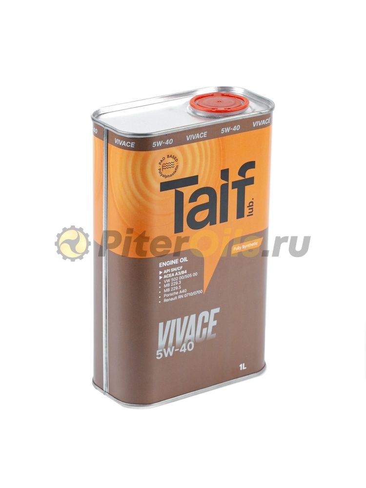 TAIF VIVACE 5W-40 (1л) 211025