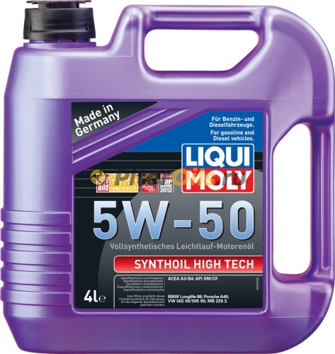 LIQUI MOLY Synthoil High Tech 5w50 (4л) 9067 (снят с про-ва)