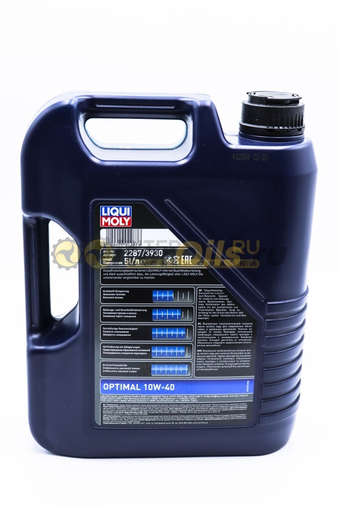 LIQUI MOLY Optimal 10w40 (5л) 2287