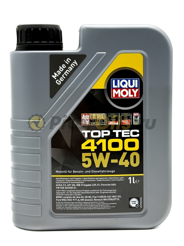 LIQUI MOLY Top Tec 4100 5w40 (1л) 7500