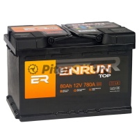 Аккумулятор ENRUN ET800 80А/ч 780А 12V обратная (-) (+) полярн. стандартные 278х175х190