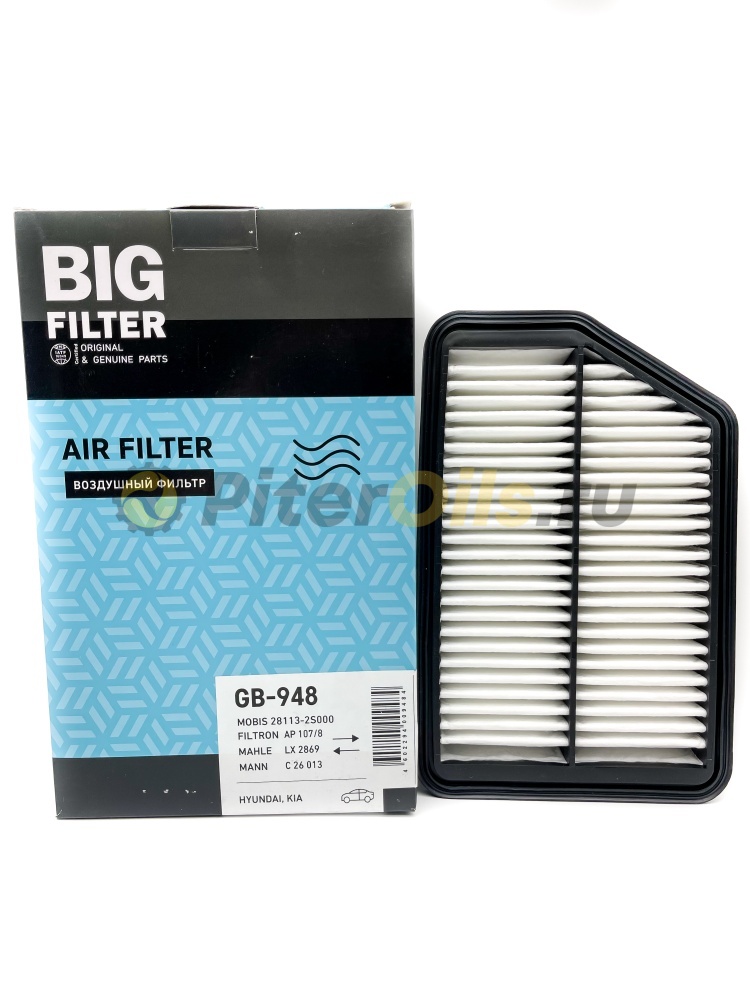 Фильтр воздушный BIG FILTER GB948 (C26013)