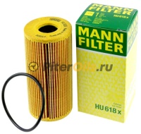 Фильтр масляный MANN HU618x