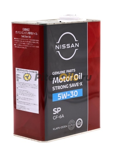 NISSAN Strong Save X 5W-30 SN/SP 4л KLAN505304/KLAP505304