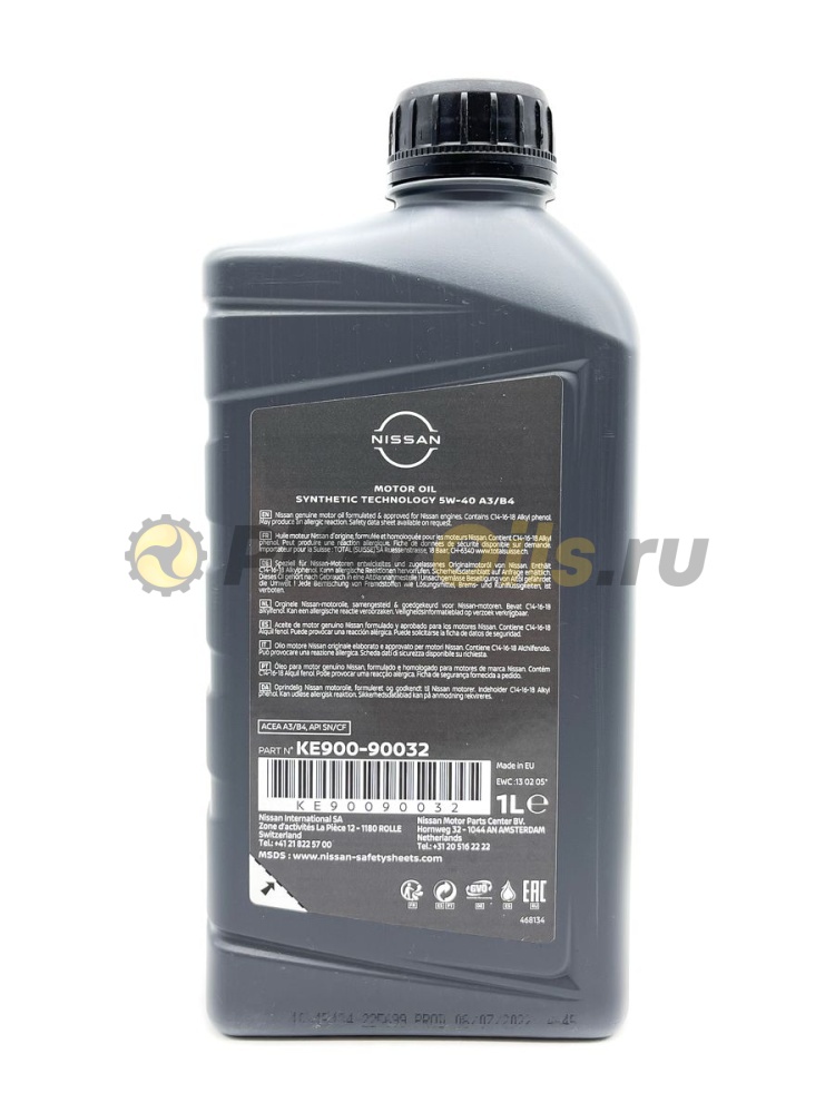NISSAN 5W-40 FS A3/B4 (1л) KE90090032R