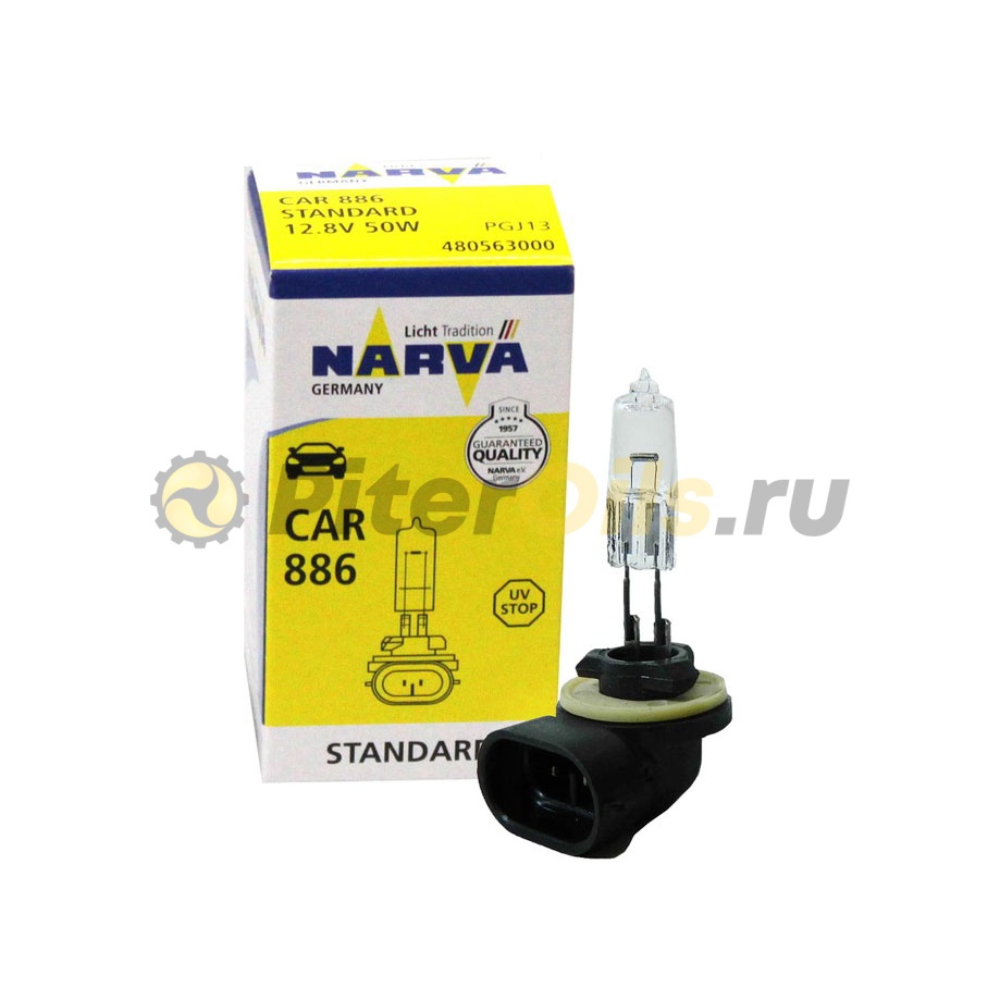 48056 Лампа NARVA 886 12.8V 50W PGJ 13
