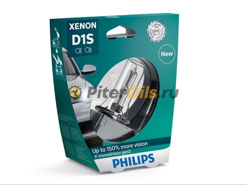 Philips Лампа ксеноновая X-tremeVision +150 D1S 85V 35W 85415XV2S1