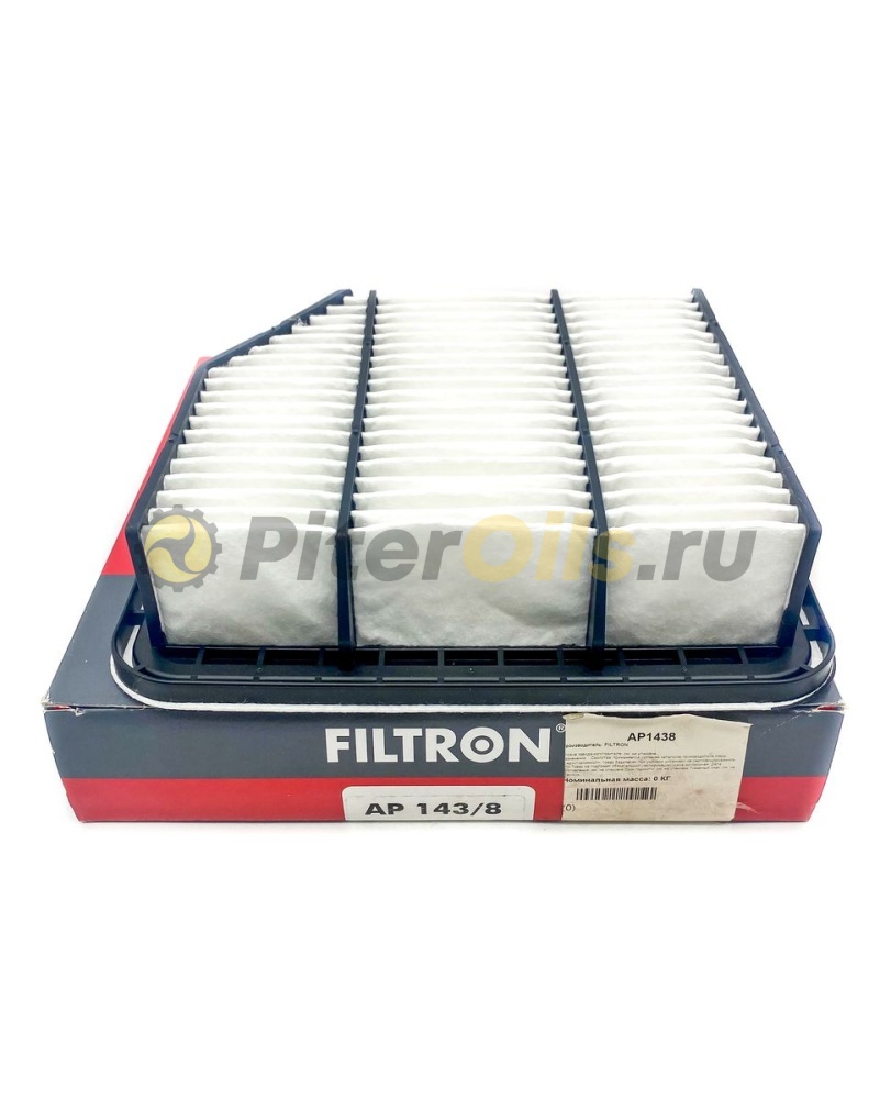 Фильтр воздушный FILTRON AP143/8 (TOYOTA 1780131110, A33860)
