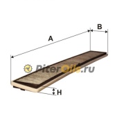Фильтр салонный FILTRON K1136A (CUK6724)