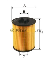 Фильтр масляный FILTRON OE648/2 (HU611/1x)