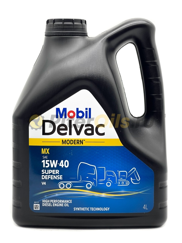 Mobil Delvac Modern 15W-40 Super Defense V4 4 л (MX 15W-40) 157333