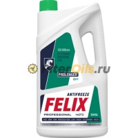 Антифриз FELIX PROLONGER -40 зеленый  (3кг) 430206327