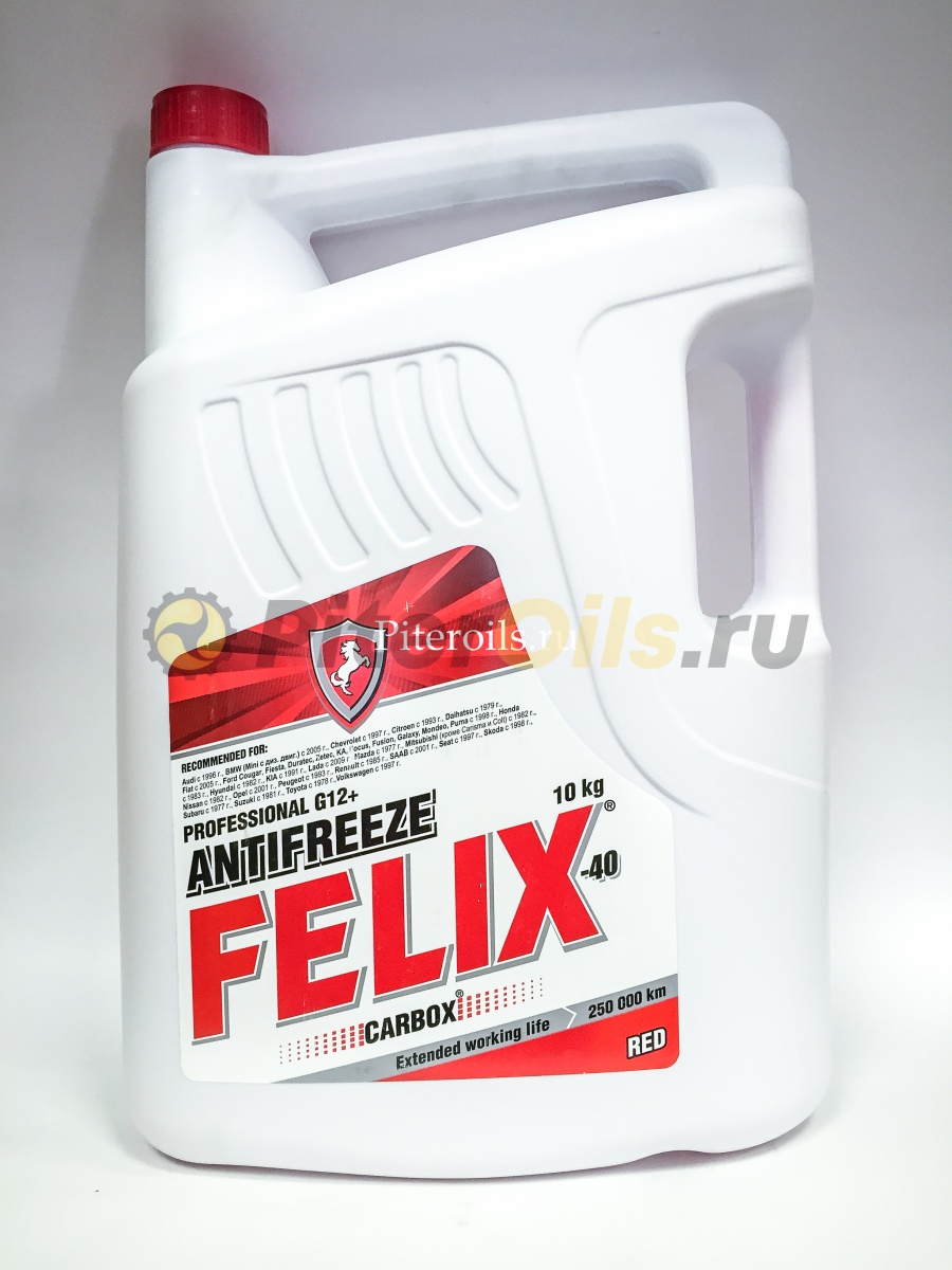 Антифриз FELIX CARBOX -40 красный (10кг) 430206020 