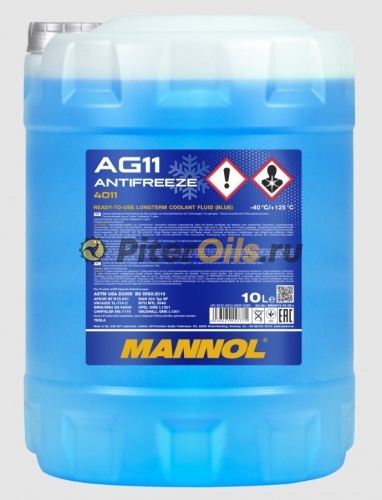 Mannol Antifreeze MN AG11 -40 (10л) 2045