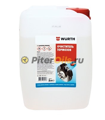 WURTH Очиститель тормозов 5л 0 890.108.732, mte