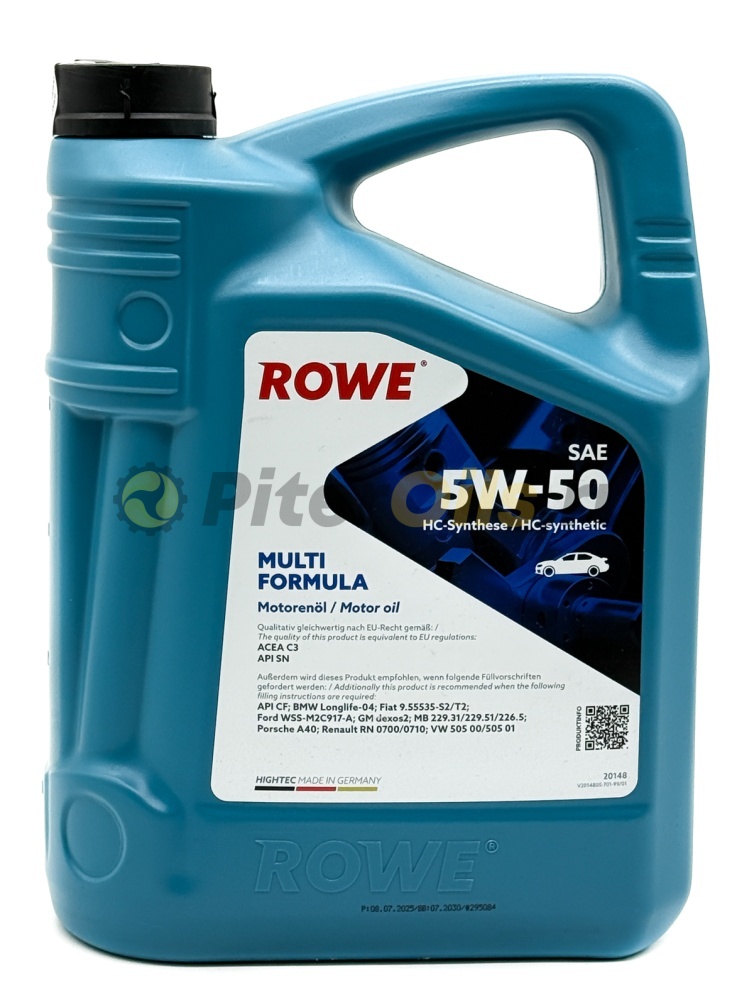 Rowe HIGHTEC MULTI FORMULA 5W-50 (5л) 20148005099