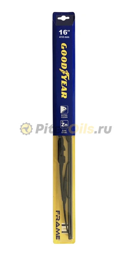 Goodyear FRAME 16"/41 cm Каркасная щетка стеклоочистителя всесезонная, 3 переходника GY000316